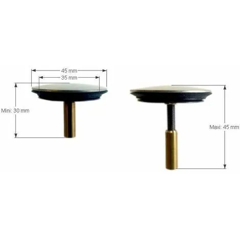 Clapet Inox Diamètre 45 Pour Vid Ge Baignoire à Cable Valentin 2 Clapet Inox Diamètre 45 Pour Vid Ge Baignoire à Cable Valentin – Image 2