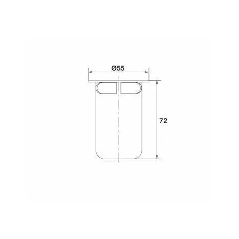 Tasse De Bonde Pour Receveur Diamètre 60 Valentin 2 Tasse De Bonde Pour Receveur Diamètre 60 Valentin – Image 2