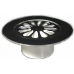 Grille Cloche Inox Diamètre 85 Pour Bonde Sortie Verticale Valentin