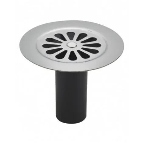 Grille Marguerite Bonde De Douche, Tube Garde D'eau Inclus, Diamètre 85 Mm, Inox Valentin 1 Grille Marguerite Bonde De Douche, Tube Garde D'eau Inclus, Diamètre 85 Mm, Inox Valentin