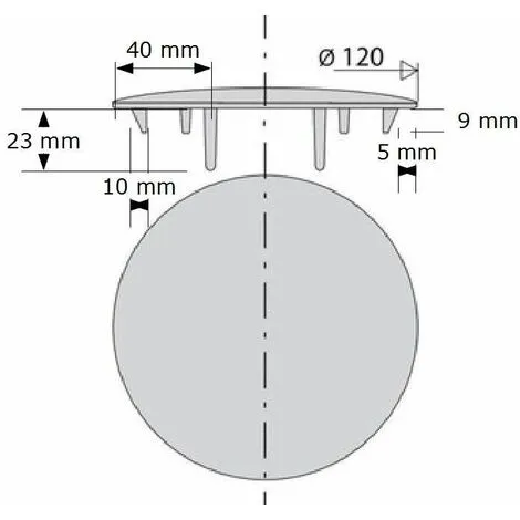 Capot Diamètre 120 Métal Chromé Seul Valentin 3 Capot Diamètre 120 Métal Chromé Seul Valentin – Image 3