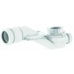 Siphon PVC Extra Plat Gros Débit Valentin