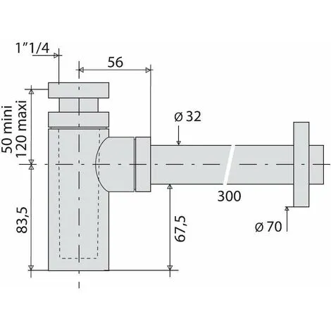 Siphon Lavabo "Cylindrik" Valentin Valentin 2 Siphon Lavabo "Cylindrik" Valentin Valentin – Image 2