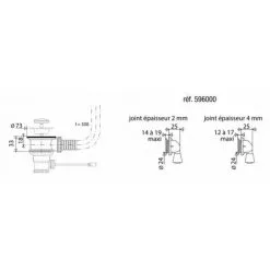VALENTIN Vidage Trop Plein Pour Lavabo, Vasque, Bidet* 5 VALENTIN Vidage Trop Plein Pour Lavabo, Vasque, Bidet* -Valentin Soldes Magasin 15056178 3
