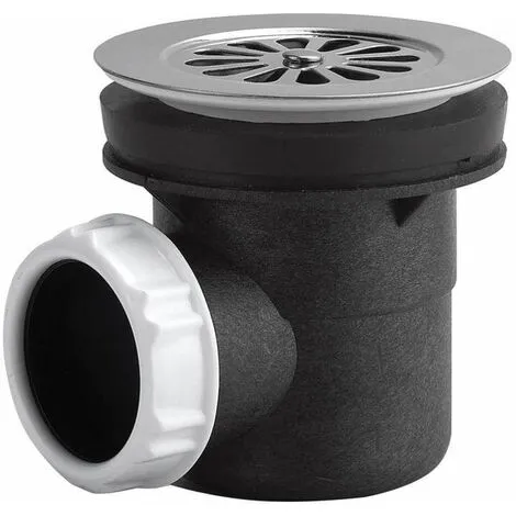 Bonde De Douche à Grille Marguerite Pour Receveur Diamètre 60 Mm, Sortie Horizontale à Coller Valentin 1 Bonde De Douche à Grille Marguerite Pour Receveur Diamètre 60 Mm, Sortie Horizontale à Coller Valentin