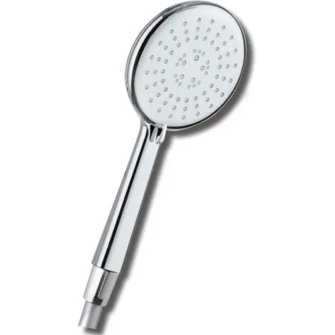 Pommeau De Douche 3 Jets, Diamètre 120 Mm, Système Anti-calcaire, Blanc Et Chromé Valentin 1 Pommeau De Douche 3 Jets, Diamètre 120 Mm, Système Anti-calcaire, Blanc Et Chromé Valentin