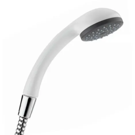 Pomme De Douche Cobra, 1 Jet Pluie, D. 65 Mm, Picots Anti-calcaire, Blanc Valentin 1 Pomme De Douche Cobra, 1 Jet Pluie, D. 65 Mm, Picots Anti-calcaire, Blanc Valentin