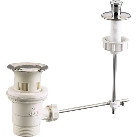 Bonde Automatique Avec Tirette Valentin - Clapet Inox 1 Bonde Automatique Avec Tirette Valentin - Clapet Inox