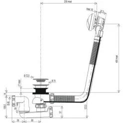 VALENTIN Vidage De Baignoire Universel à Câble 1M 5 VALENTIN Vidage De Baignoire Universel à Câble 1M -Valentin Soldes Magasin 24385373 3