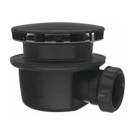 Bonde De Douche Horizontale - Ø 90 Mm - Extra Plate - Noire - Valentin 1 Bonde De Douche Horizontale - Ø 90 Mm - Extra Plate - Noire - Valentin