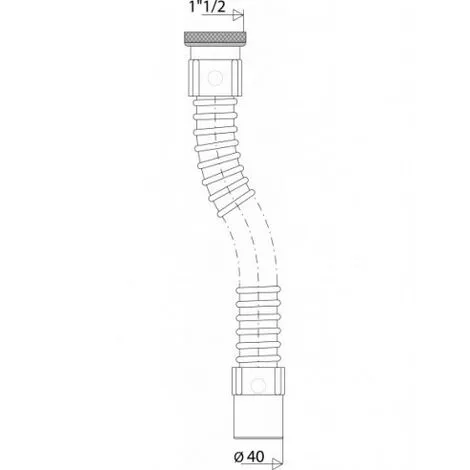 VALENTIN Flexible Vidange Fitoflex 40 - 8104 2 VALENTIN Flexible Vidange Fitoflex 40 - 8104 – Image 2
