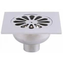 VALENTIN Bonde De Sol Carrée Sortie Verticale 150x150 Mm*