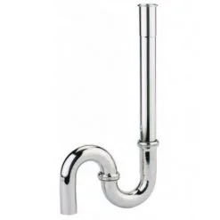 Siphon Machine à Laver Simple, Laiton, Chromé, 32 Mm, Vertical Valentin