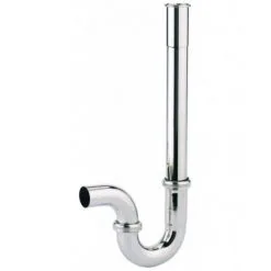 Siphon Machine à Laver Simple, Laiton, Chromé, 32 Mm, Horizontal Valentin