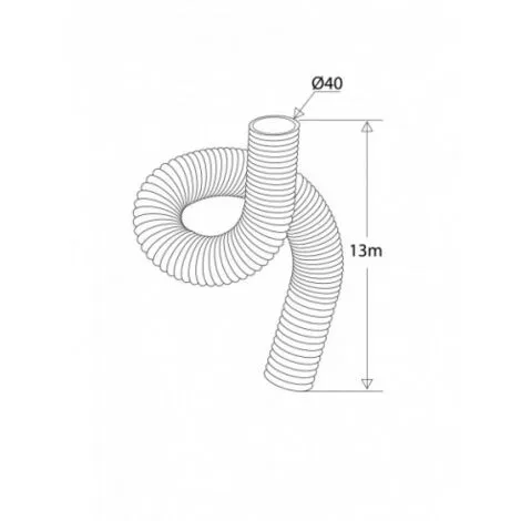 Flexible Armé PVC Gris, Diamètre 40 Mm, Couronne De 20M. Valentin 2 Flexible Armé PVC Gris, Diamètre 40 Mm, Couronne De 20M. Valentin – Image 2