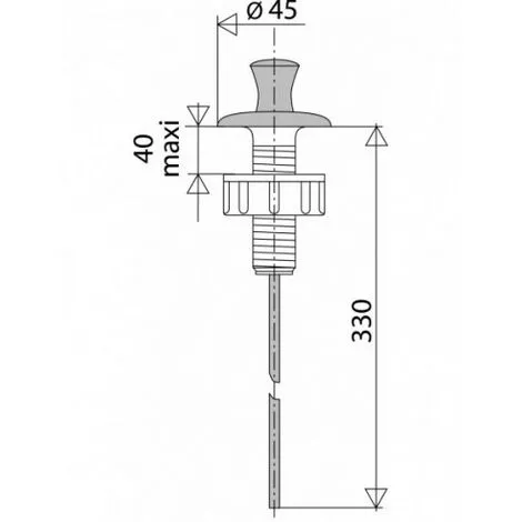 VALENTIN Tirette Pour Vidage 0481 2 VALENTIN Tirette Pour Vidage 0481 – Image 2