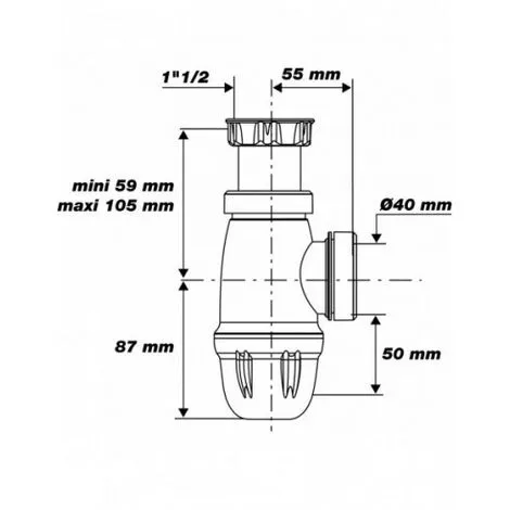 VALENTIN SIPHON EVIER CONNECTIC 750700 001 00 2 VALENTIN SIPHON EVIER CONNECTIC 750700 001 00 – Image 2
