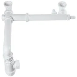 Valentin - Ensemble En Plastique Vidage 2 Bacs Gain De Place