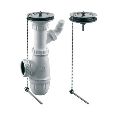 Ensemble En Plastique Blanc Pour éviers Grès Orifice Ø 60 Mm Valentin, Ensemble En Plastique 1 Ensemble En Plastique Blanc Pour éviers Grès Orifice Ø 60 Mm Valentin, Ensemble En Plastique