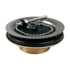 Bonde Laiton Pour évier Grès, Ø 60 Mm Valentin, Chromé, Dessous Laiton