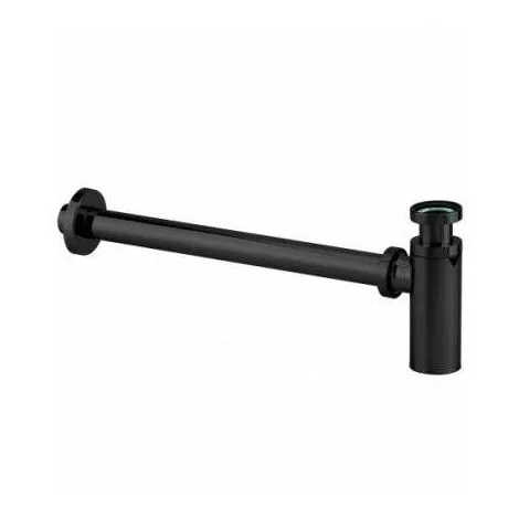 Siphon Cylindrique 32 Mm Avec Tube, Sortie Murale 300 Mm, Noir Valentin 1 Siphon Cylindrique 32 Mm Avec Tube, Sortie Murale 300 Mm, Noir Valentin