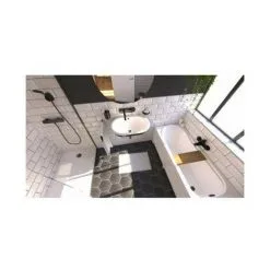 Vidage Baignoire Automatique à Câble, 1000 Mm, Noir Valentin -Valentin Soldes Magasin 43565452 3