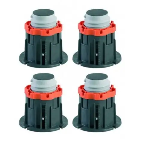 Lot De 4 Pieds De Receveur De Douche Valentin - D. 106 Mm 1 Lot De 4 Pieds De Receveur De Douche Valentin - D. 106 Mm