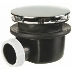 Bonde De Douche Horizontale - Ø 90 Mm - Extra Plate - Valentin