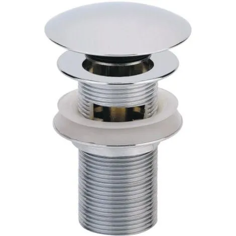 VALENTIN Bonde De Lavabo Digiclic Laiton Chromé 100 Mm Avec Lanterne 1 VALENTIN Bonde De Lavabo Digiclic Laiton Chromé 100 Mm Avec Lanterne