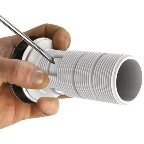 VALENTIN Ensemble Complet Universel Bonde Tubulure Siphon Et Prises Extraplat - Blanc 2 VALENTIN Ensemble Complet Universel Bonde Tubulure Siphon Et Prises Extraplat - Blanc – Image 2