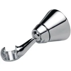 Support De Douchette Mural Avec Rotule, Laiton Chromé Valentin