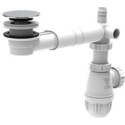 Bonde Et Vidage Pour Vasque Extra-plate, Hauteur 34 Mm Valentin